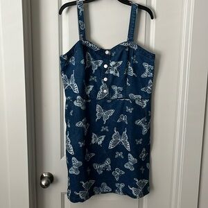 Jean butterfly dress
